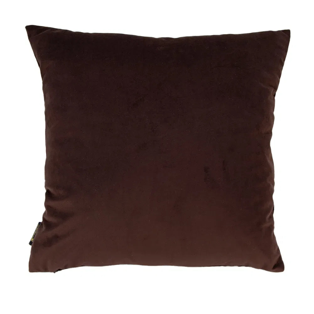Malini Paul Moneypenny Choc Tiedup Cushion