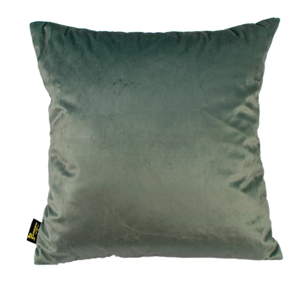 Malini Paul Moneypenny Green Tiedup Cushion