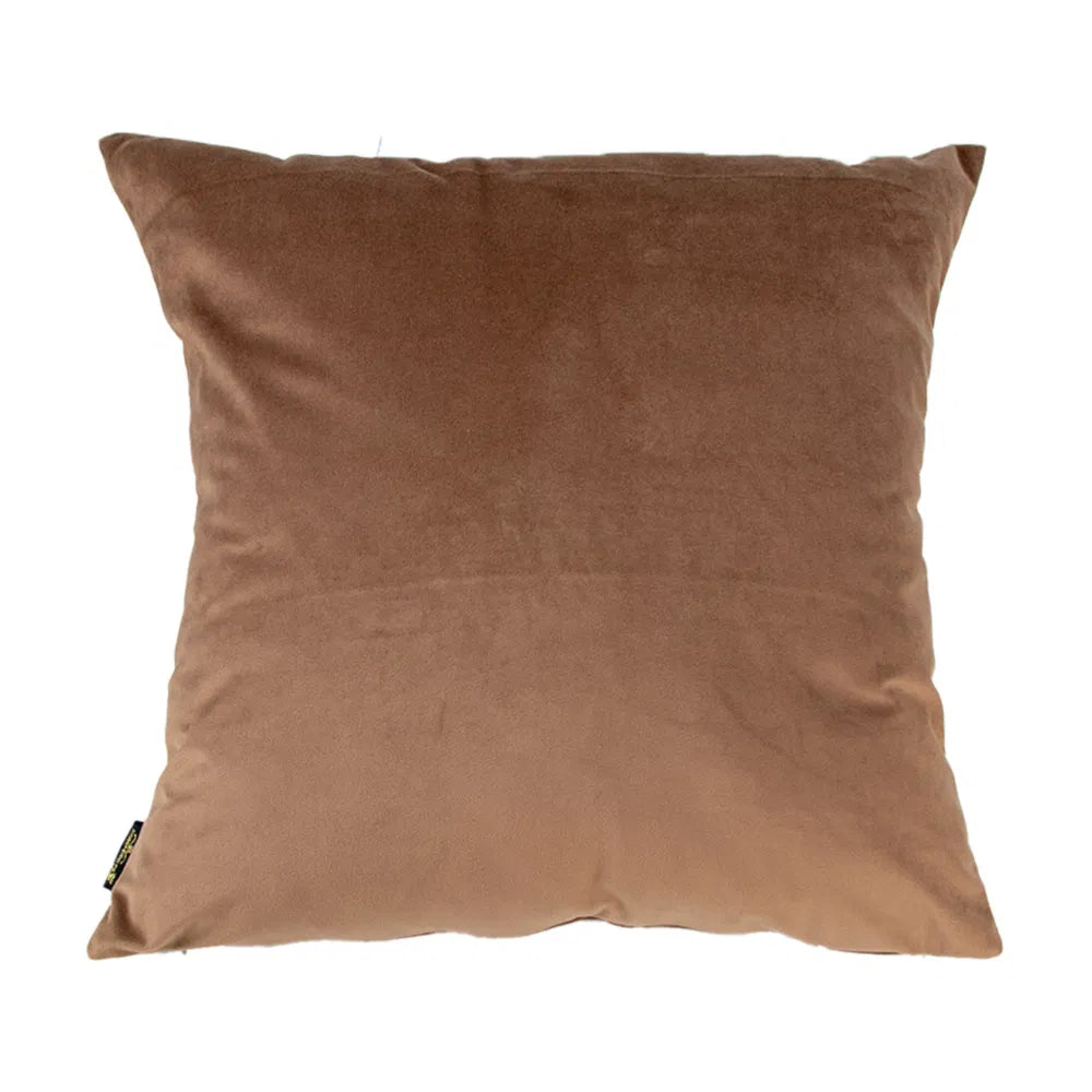 Malini Paul Moneypenny Taupe Tiedup Cushion