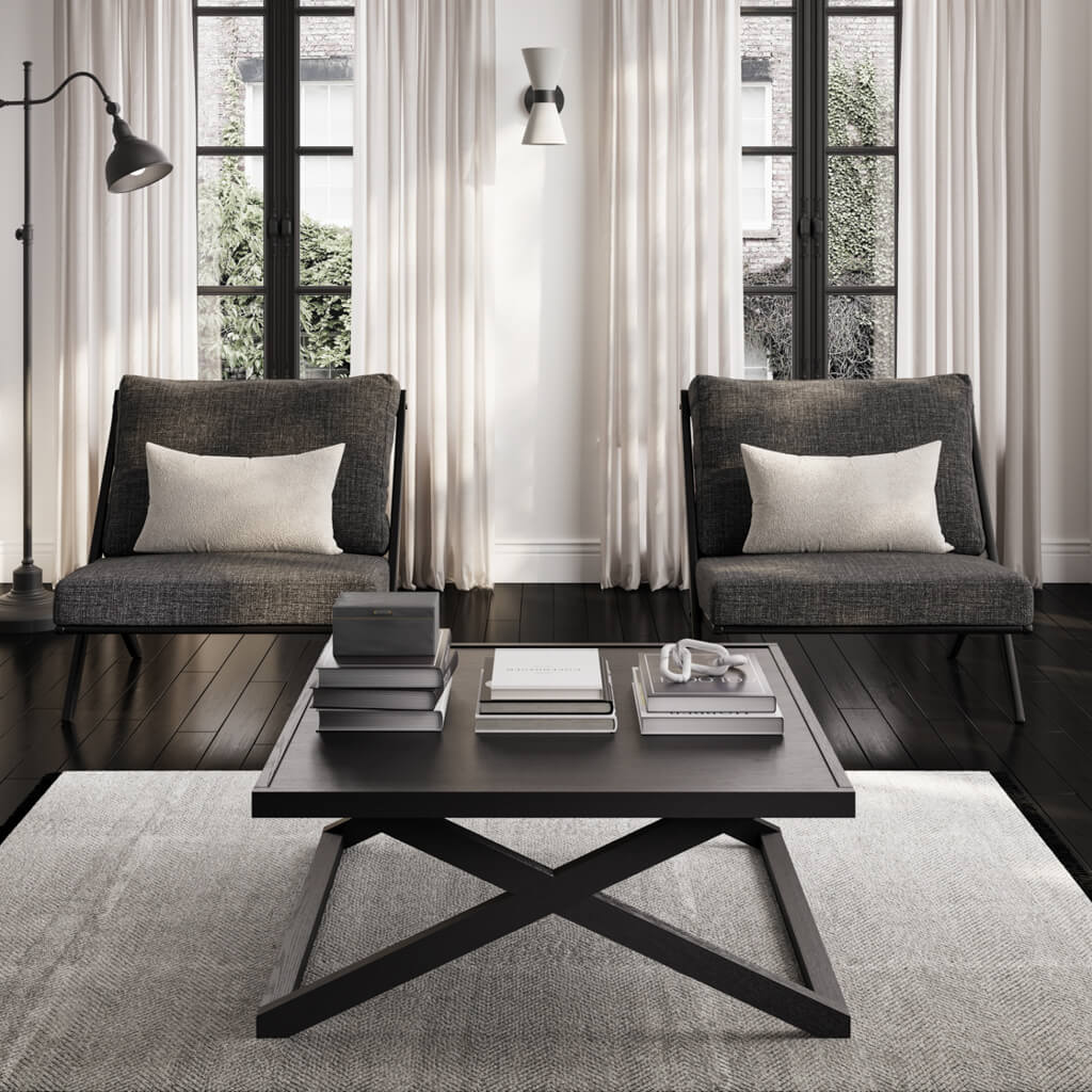 Sage Black Coffee Table