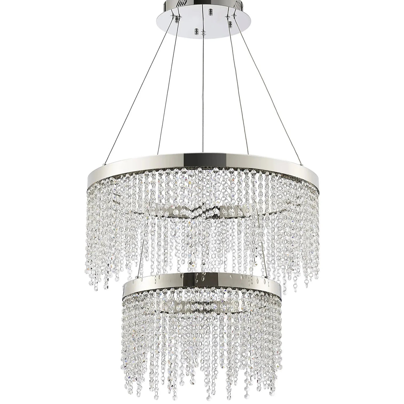 Ex-Display - Bannoli Chrome & Crystal Ceiling Light