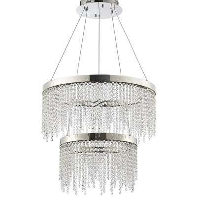 Ex-Display - Bannoli Chrome & Crystal Ceiling Light