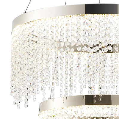 Ex-Display - Bannoli Chrome & Crystal Ceiling Light