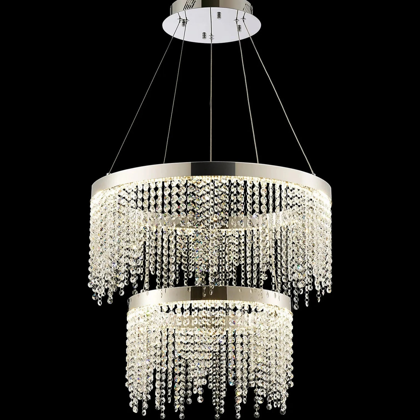 Ex-Display - Bannoli Chrome & Crystal Ceiling Light