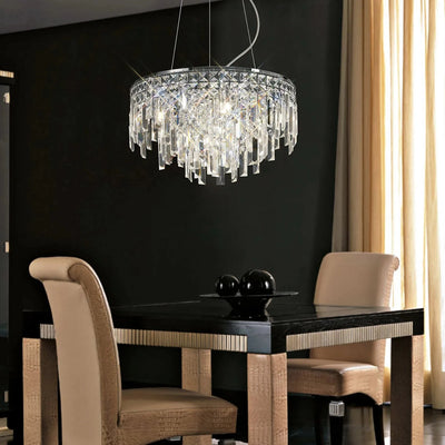 Ex-Display - Maddi Chrome & Crystal Ceiling Light