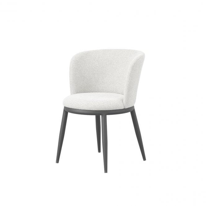 Brampton Dining Chair Ivory Boucle