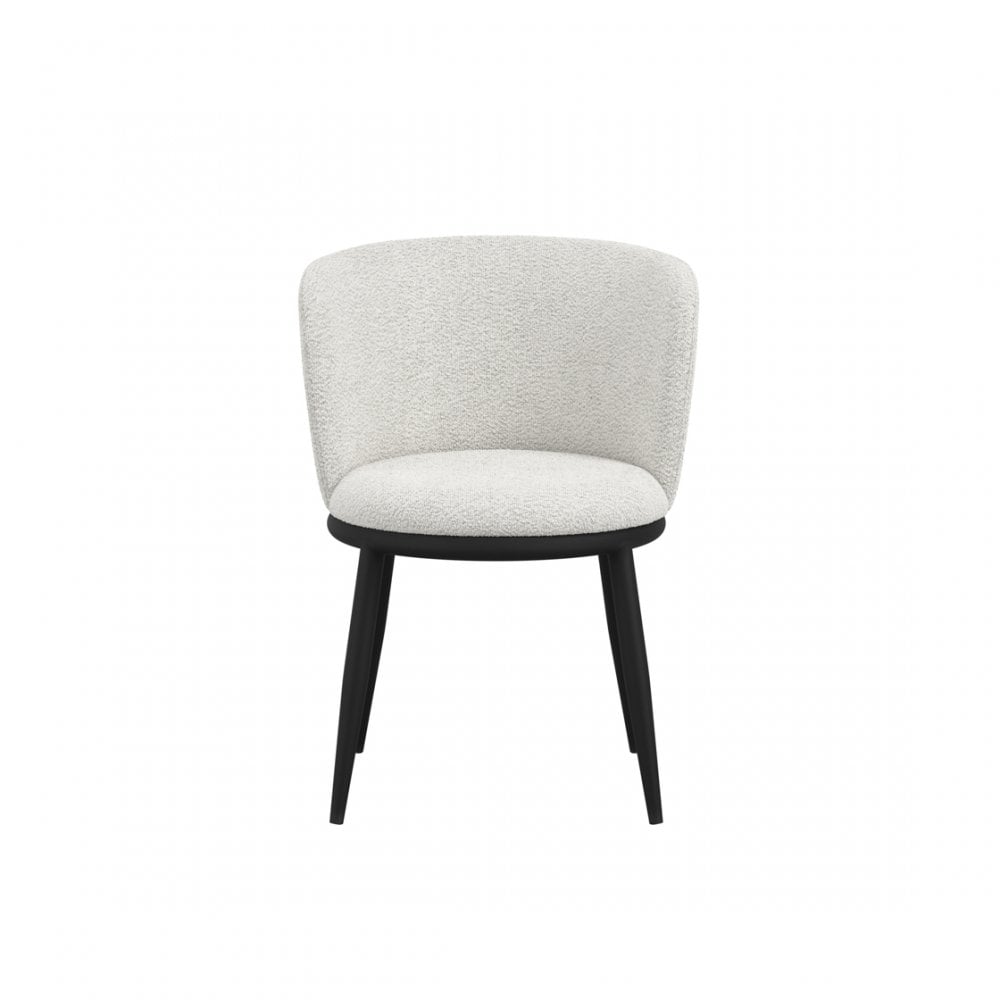 Brampton Dining Chair Ivory Boucle