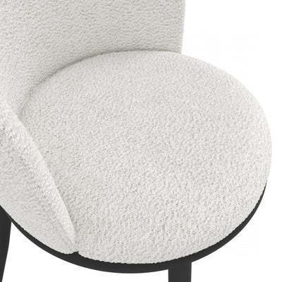 Brampton Dining Chair Ivory Boucle