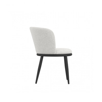 Brampton Dining Chair Ivory Boucle