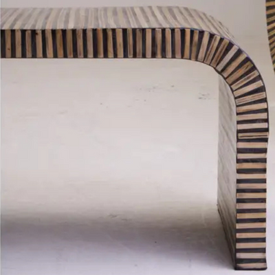 Bamboo Inlay Coffee Table