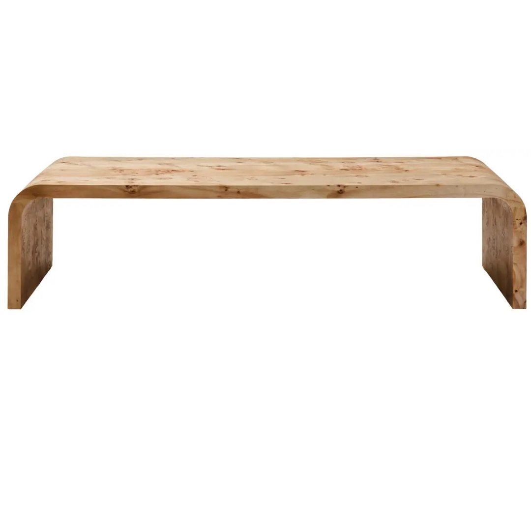 Burr Wood Coffee Table