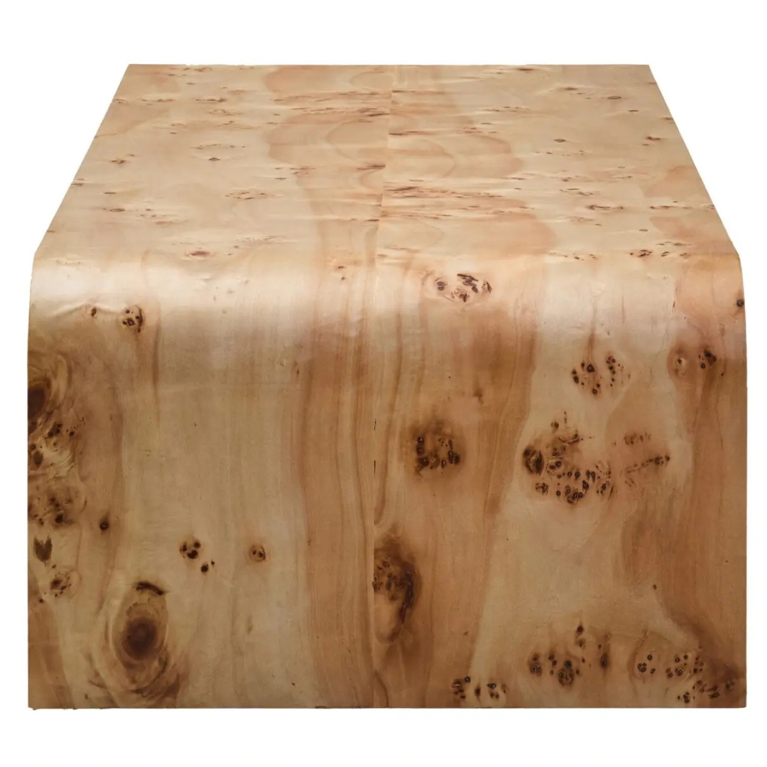 Burr Wood Coffee Table