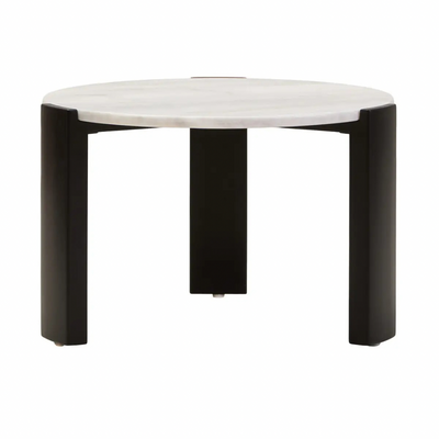 Palmermo White Marble Round Coffee Table (2 sizes available)