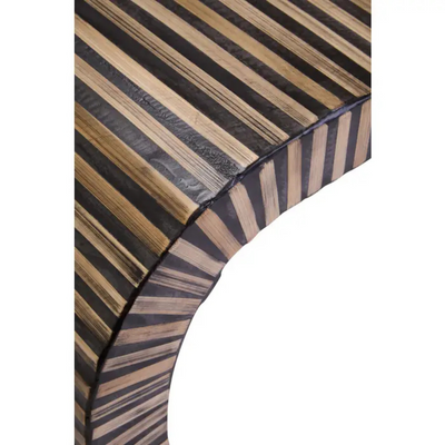 Bamboo Inlay Coffee Table