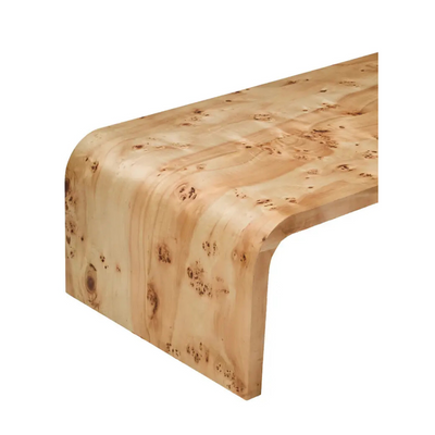 Burr Wood Coffee Table