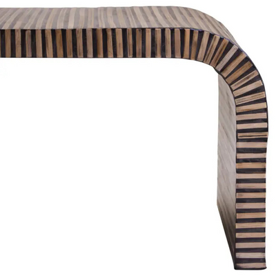 Bamboo Inlay Coffee Table