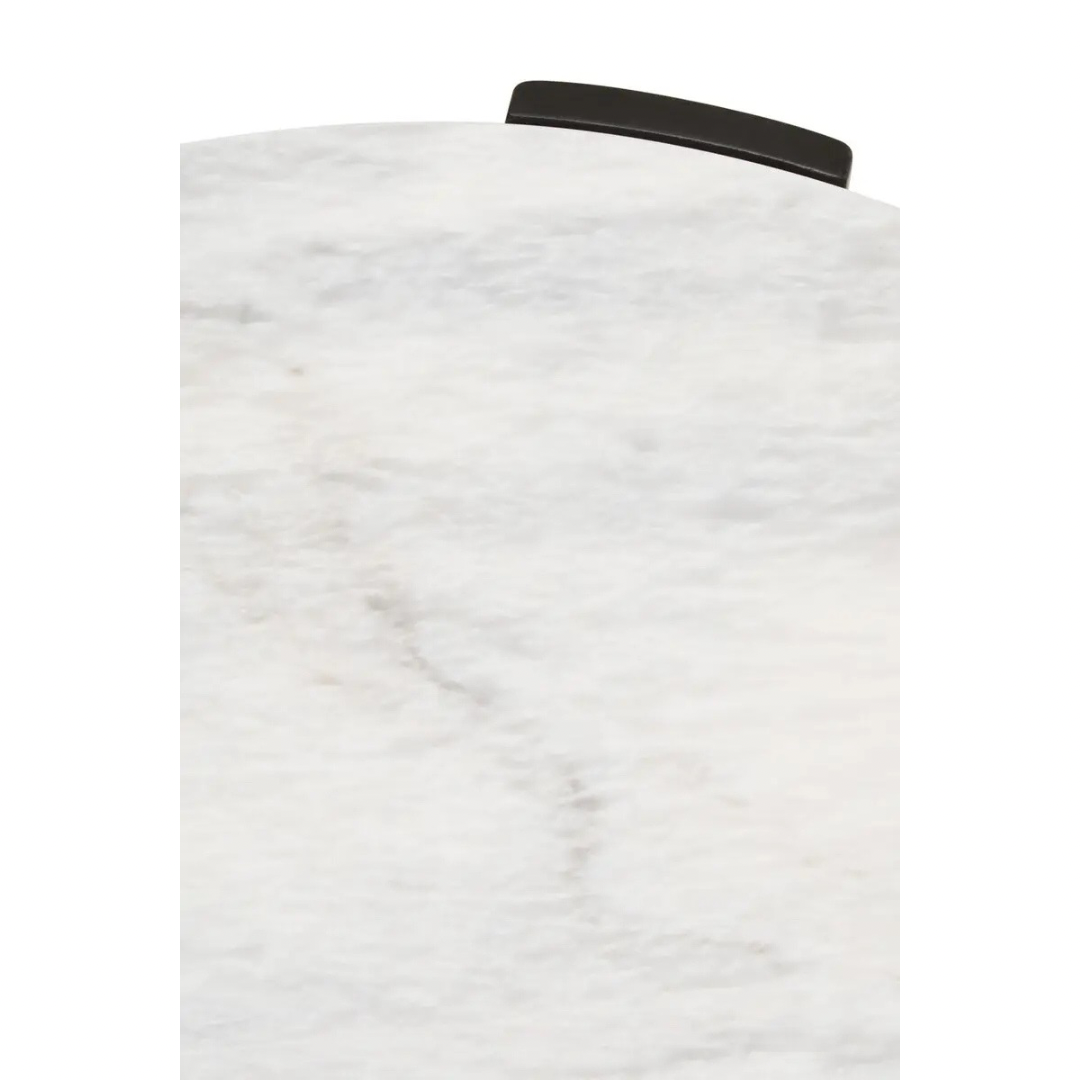 Palmermo White Marble Round Coffee Table (2 sizes available)