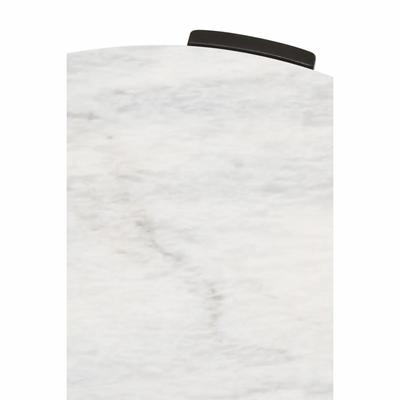 Palmermo White Marble Round Coffee Table (2 sizes available)