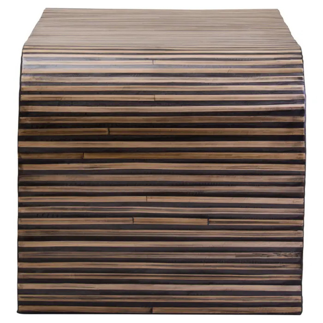 Bamboo Inlay Coffee Table