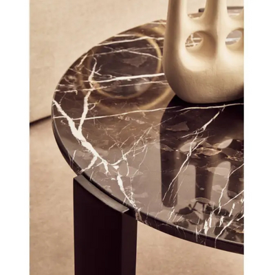 Palmermo Black Marble Round Coffee Table (2 sizes available)