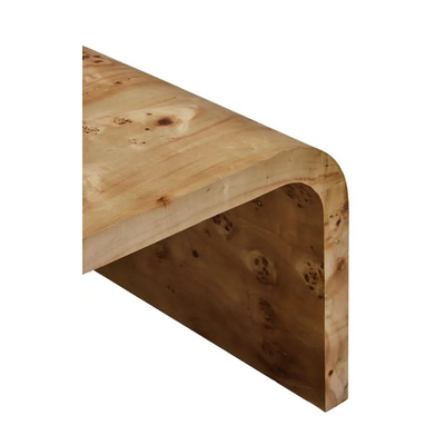 Burr Wood Coffee Table