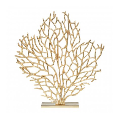 Coral Effect Gold Tree Sculpture