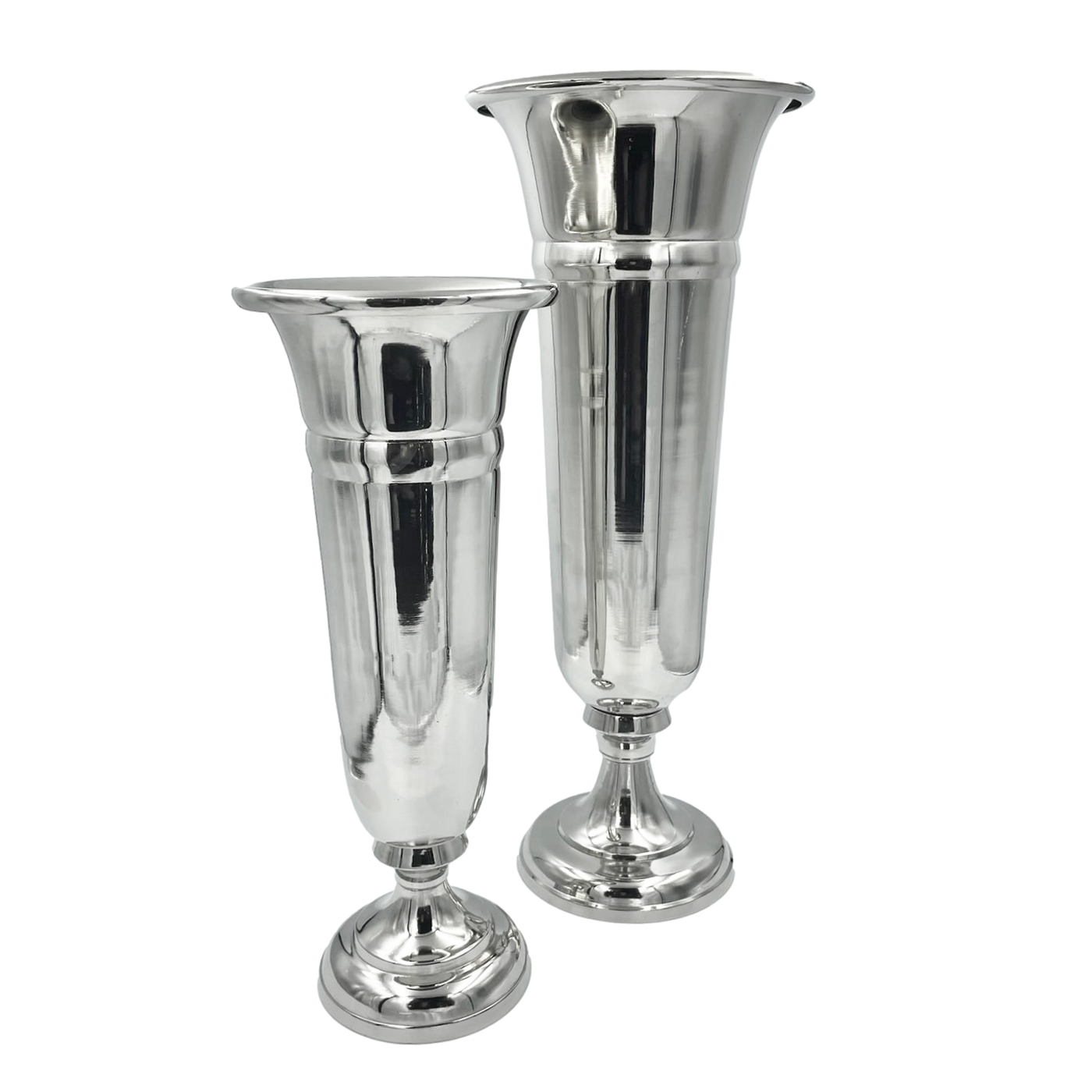 Tides Collection Lexi Metal Trumpet Vase