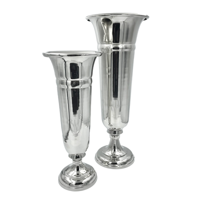 Tides Collection Lexi Metal Trumpet Vase