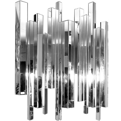 Libra Crystalline Effect Embossed Edges Mirror