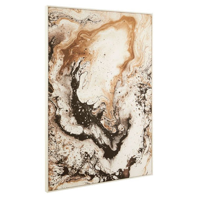 NATURAL MARBLE EFFECT WALL ART