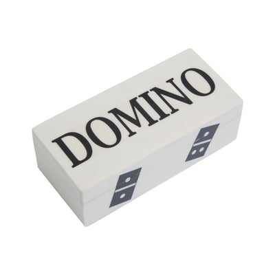 White and Black Domino Box