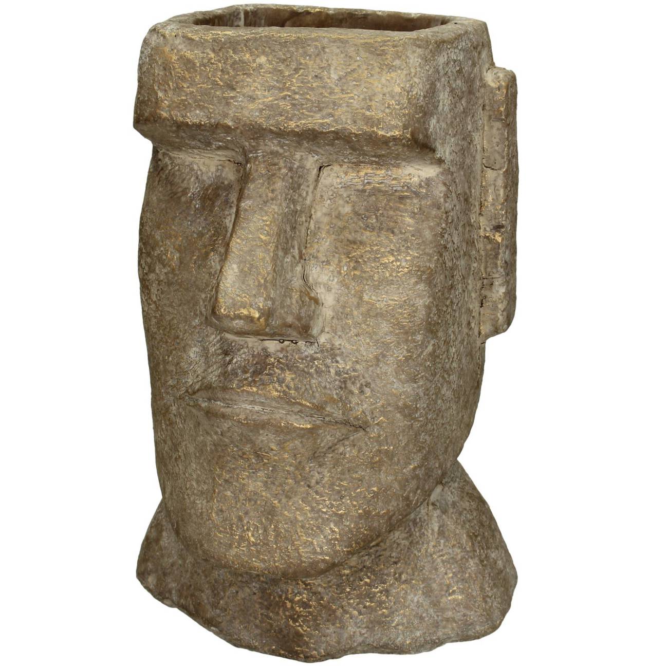Easter Island Gold Head Planter Large 28cm