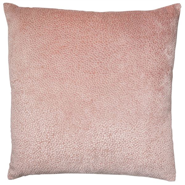 Putty Textured Velvet Cushion