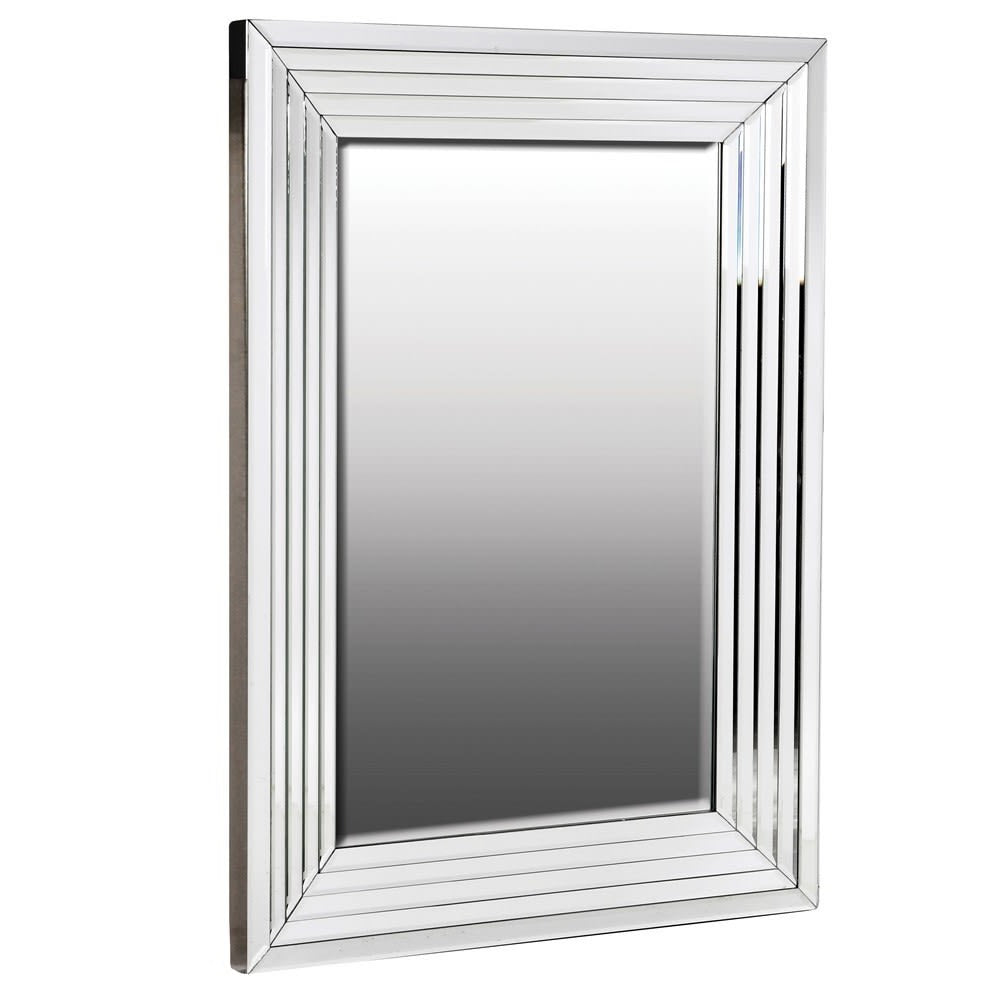 Rectangle Stepped Edge Wall Mirror