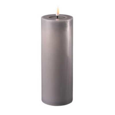 Grey LED Candle, 5 Sizes Available