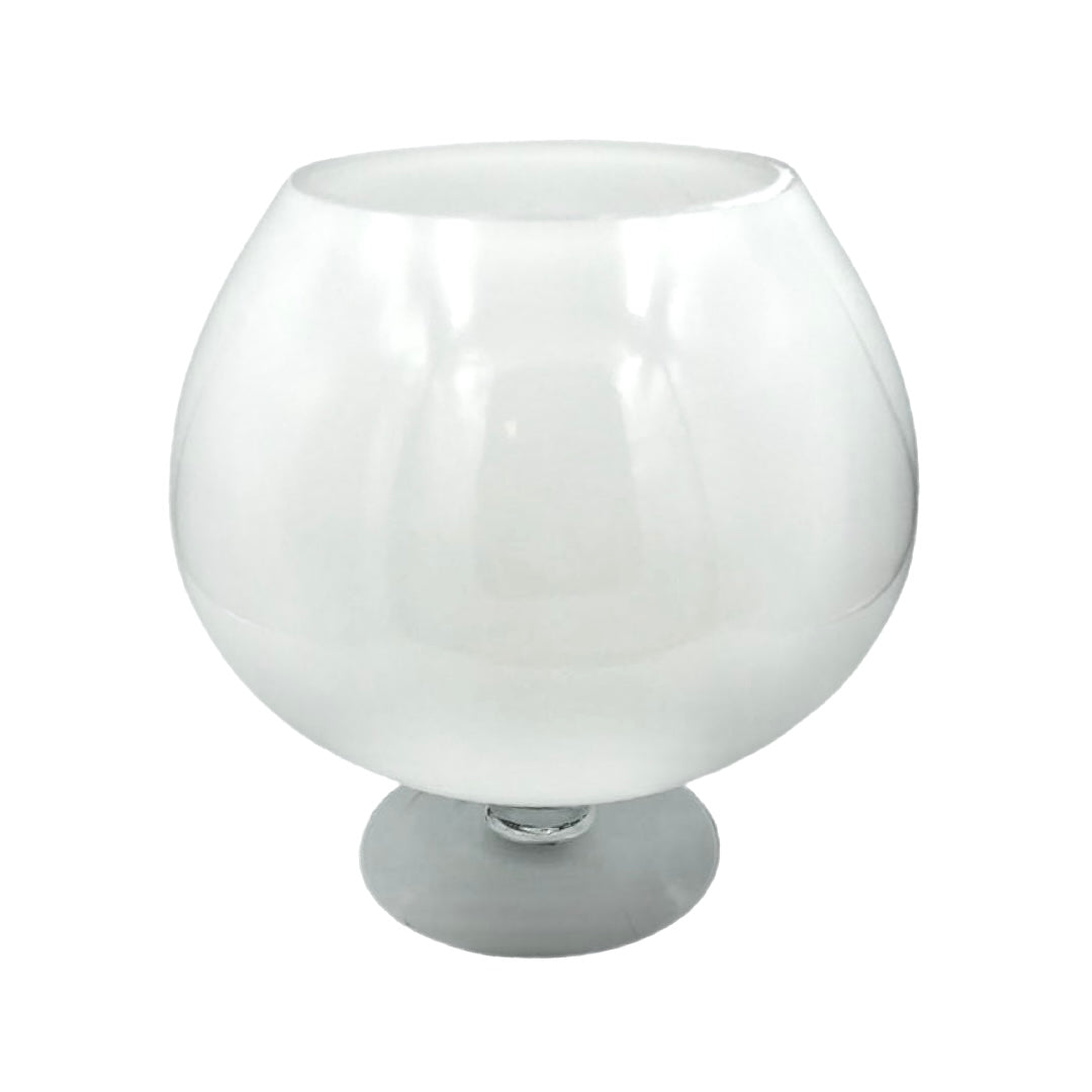 Tides Collection White Bowl On Stand In 3 Sizes