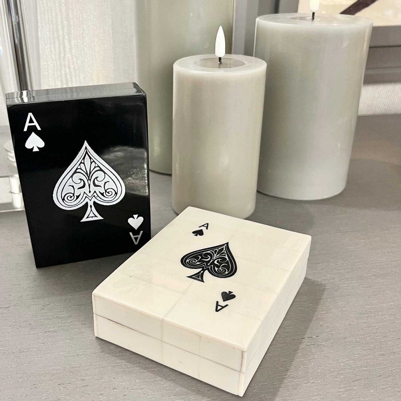 Black & White Card Box