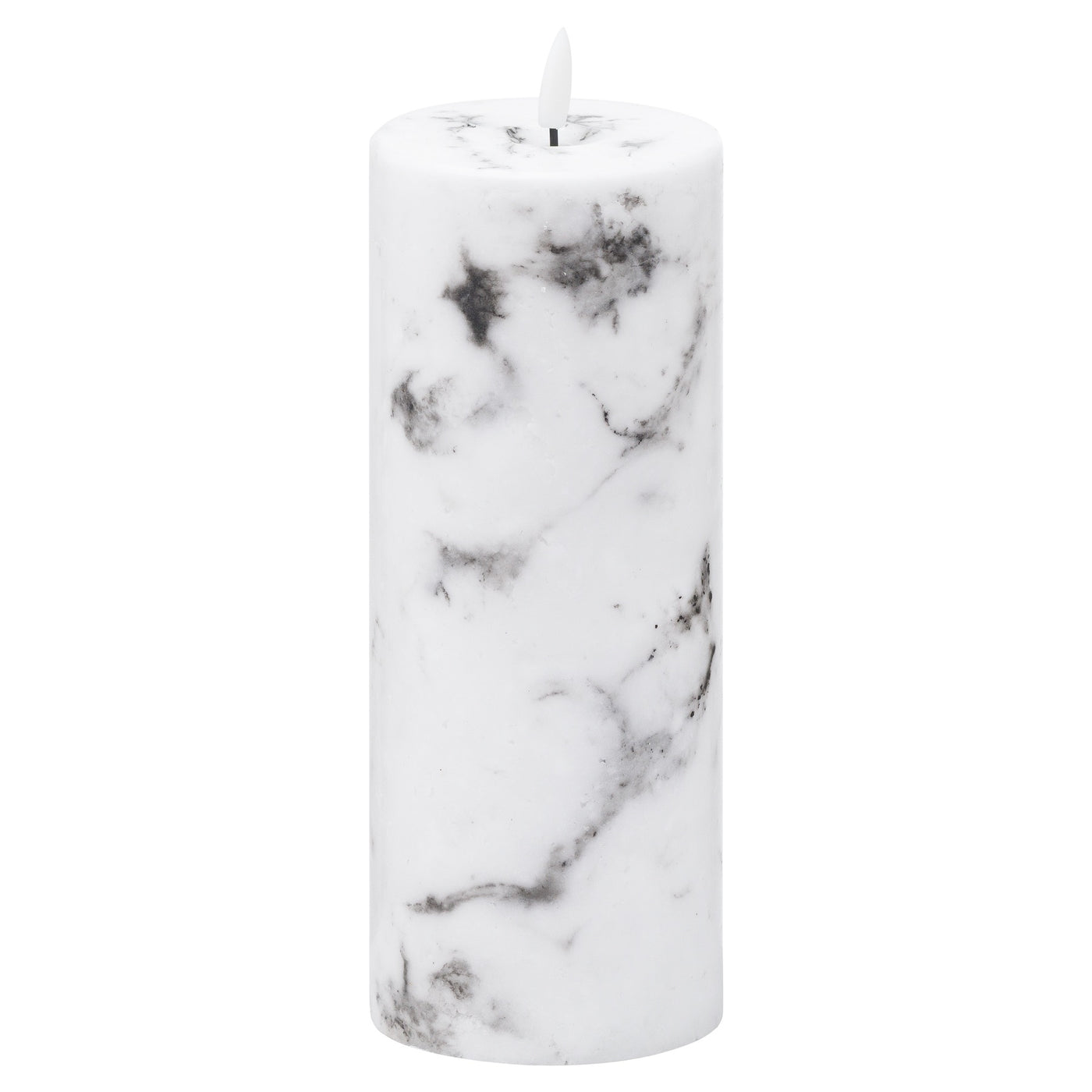 Battery Operated Single Wick Marble Candles