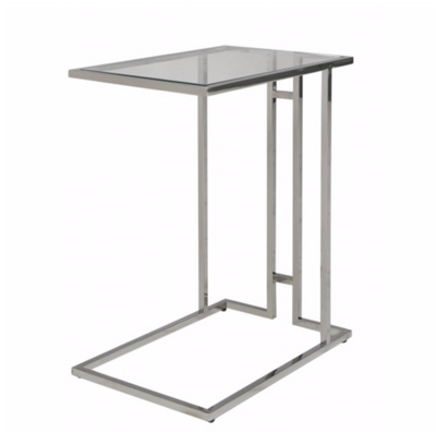 Tides Collection Harriett Stainless Steel Sofa Table