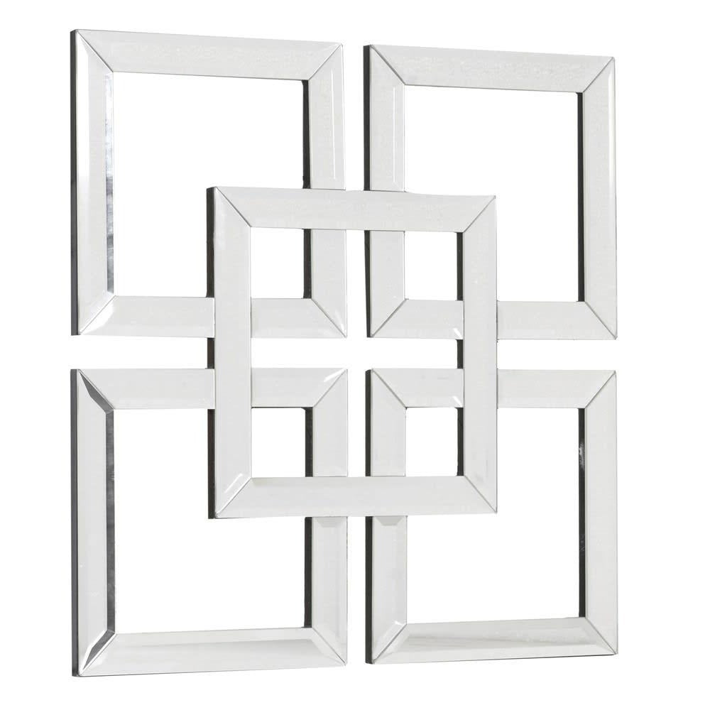Square Mirrored Wall Art