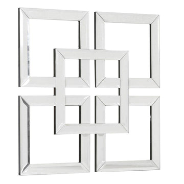 Clearance Square Mirrored Wall Art