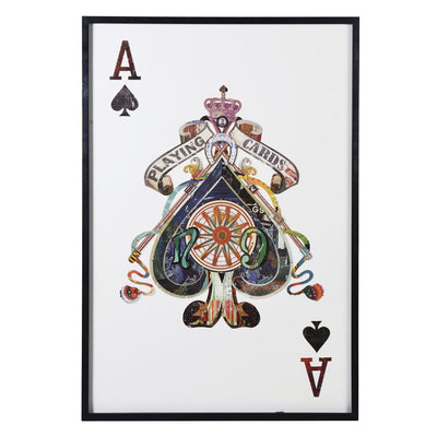 Ace of Spades Decoupage Art
