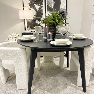 *Ex Display* Kensington Black Extending Dining Table