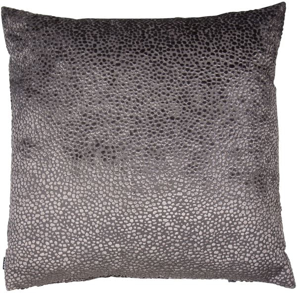 Silver Bingham Velvet Cushion
