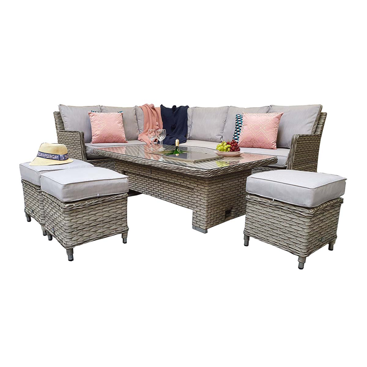 Edwina Corner Dining Set Lift Table Grey Tides Home And Garden