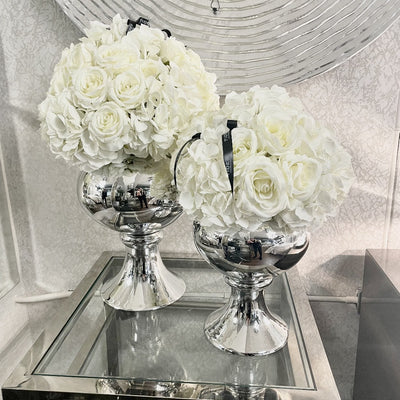 Small Savoy Rose & Hydrangea Display