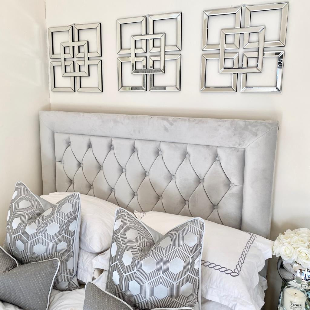 Clearance Square Mirrored Wall Art Tides Home And Garden